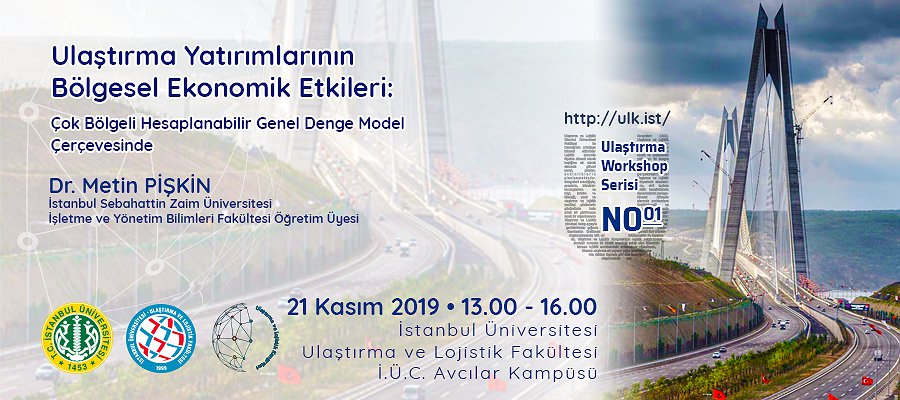 Ulaştırma Yatırımlarının Bölgesel Ekonomik Etkileri Çok Bölgeli Hesaplanabilir Genel Denge Model Çerçevesinde