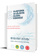 VI. Ulaştırma ve Lojistik Ulusal Kongresi Bildiriler Kitabı